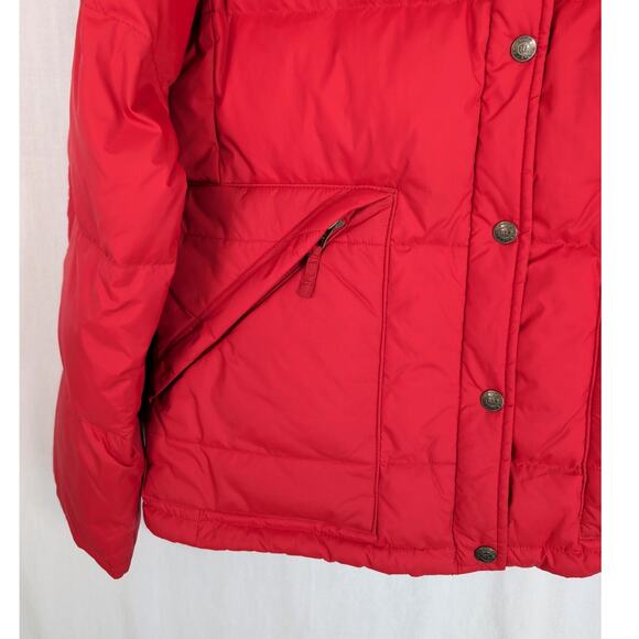 Polo Ralph Lauren Red 90’s Vintage 1967 Bear Patch Goose Down Puffer - Picture 6 of 11